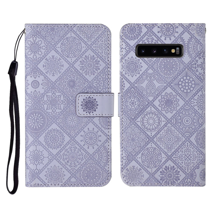 Ethnic Style Embossed Pattern Horizontal Flip Leather Case with Holder & Card Slots & Wallet & Lanyard, For Samsung Galaxy M11, For Samsung Galaxy Note20, For Samsung Galaxy Note20 Ultra, For Samsung Galaxy S10, For Samsung Galaxy S10+�����������������...