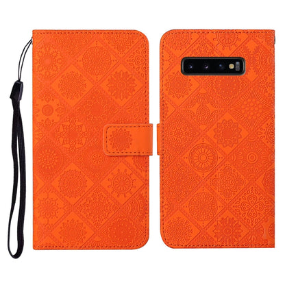 Ethnic Style Embossed Pattern Horizontal Flip Leather Case with Holder & Card Slots & Wallet & Lanyard, For Samsung Galaxy M11, For Samsung Galaxy Note20, For Samsung Galaxy Note20 Ultra, For Samsung Galaxy S10, For Samsung Galaxy S10+�����������������...