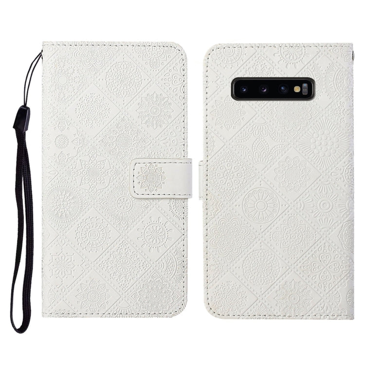 Ethnic Style Embossed Pattern Horizontal Flip Leather Case with Holder & Card Slots & Wallet & Lanyard, For Samsung Galaxy M11, For Samsung Galaxy Note20, For Samsung Galaxy Note20 Ultra, For Samsung Galaxy S10, For Samsung Galaxy S10+�����������������...