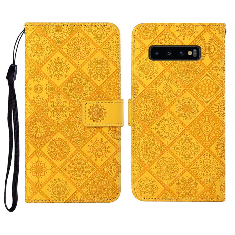 Ethnic Style Embossed Pattern Horizontal Flip Leather Case with Holder & Card Slots & Wallet & Lanyard, For Samsung Galaxy M11, For Samsung Galaxy Note20, For Samsung Galaxy Note20 Ultra, For Samsung Galaxy S10, For Samsung Galaxy S10+�����������������...