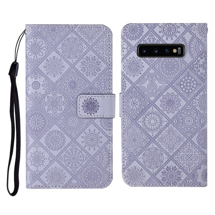 Ethnic Style Embossed Pattern Horizontal Flip Leather Case with Holder & Card Slots & Wallet & Lanyard, For Samsung Galaxy M11, For Samsung Galaxy Note20, For Samsung Galaxy Note20 Ultra, For Samsung Galaxy S10, For Samsung Galaxy S10+�����������������...