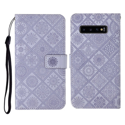 Ethnic Style Embossed Pattern Horizontal Flip Leather Case with Holder & Card Slots & Wallet & Lanyard, For Samsung Galaxy M11, For Samsung Galaxy Note20, For Samsung Galaxy Note20 Ultra, For Samsung Galaxy S10, For Samsung Galaxy S10+�����������������...