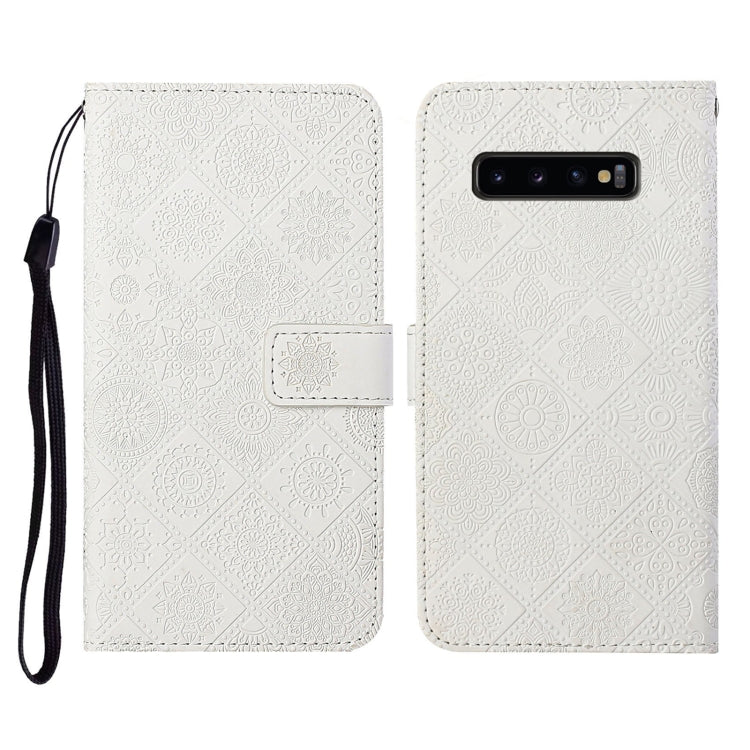 Ethnic Style Embossed Pattern Horizontal Flip Leather Case with Holder & Card Slots & Wallet & Lanyard, For Samsung Galaxy M11, For Samsung Galaxy Note20, For Samsung Galaxy Note20 Ultra, For Samsung Galaxy S10, For Samsung Galaxy S10+�����������������...