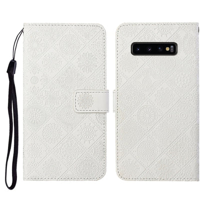 Ethnic Style Embossed Pattern Horizontal Flip Leather Case with Holder & Card Slots & Wallet & Lanyard, For Samsung Galaxy M11, For Samsung Galaxy Note20, For Samsung Galaxy Note20 Ultra, For Samsung Galaxy S10, For Samsung Galaxy S10+�����������������...