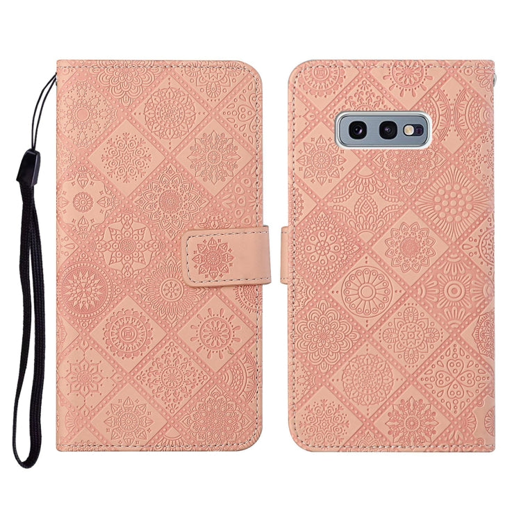 Ethnic Style Embossed Pattern Horizontal Flip Leather Case with Holder & Card Slots & Wallet & Lanyard, For Samsung Galaxy M11, For Samsung Galaxy Note20, For Samsung Galaxy Note20 Ultra, For Samsung Galaxy S10, For Samsung Galaxy S10+�����������������...
