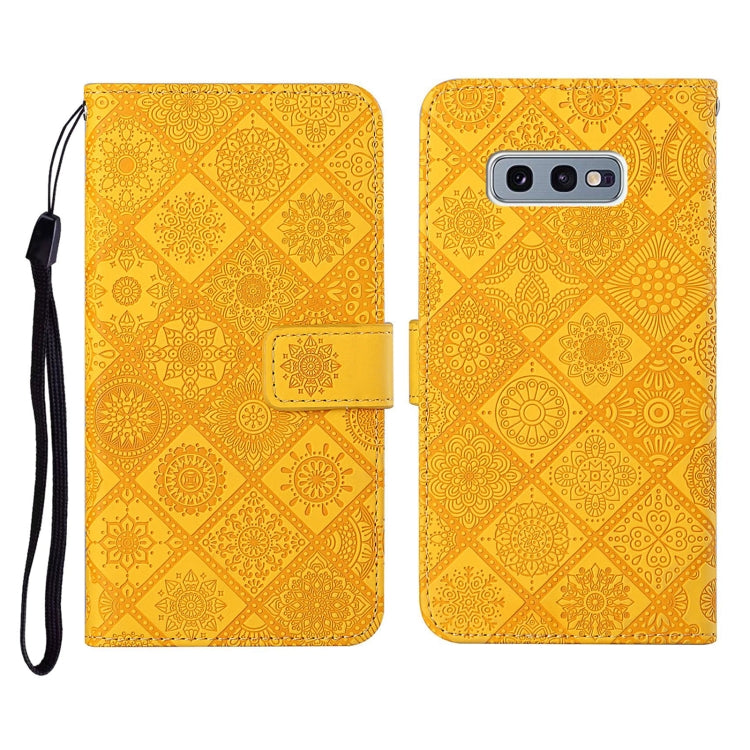 Ethnic Style Embossed Pattern Horizontal Flip Leather Case with Holder & Card Slots & Wallet & Lanyard, For Samsung Galaxy M11, For Samsung Galaxy Note20, For Samsung Galaxy Note20 Ultra, For Samsung Galaxy S10, For Samsung Galaxy S10+�����������������...