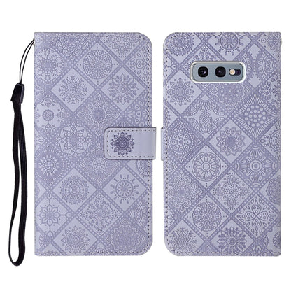 Ethnic Style Embossed Pattern Horizontal Flip Leather Case with Holder & Card Slots & Wallet & Lanyard, For Samsung Galaxy M11, For Samsung Galaxy Note20, For Samsung Galaxy Note20 Ultra, For Samsung Galaxy S10, For Samsung Galaxy S10+�����������������...