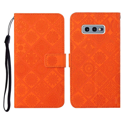 Ethnic Style Embossed Pattern Horizontal Flip Leather Case with Holder & Card Slots & Wallet & Lanyard, For Samsung Galaxy M11, For Samsung Galaxy Note20, For Samsung Galaxy Note20 Ultra, For Samsung Galaxy S10, For Samsung Galaxy S10+�����������������...