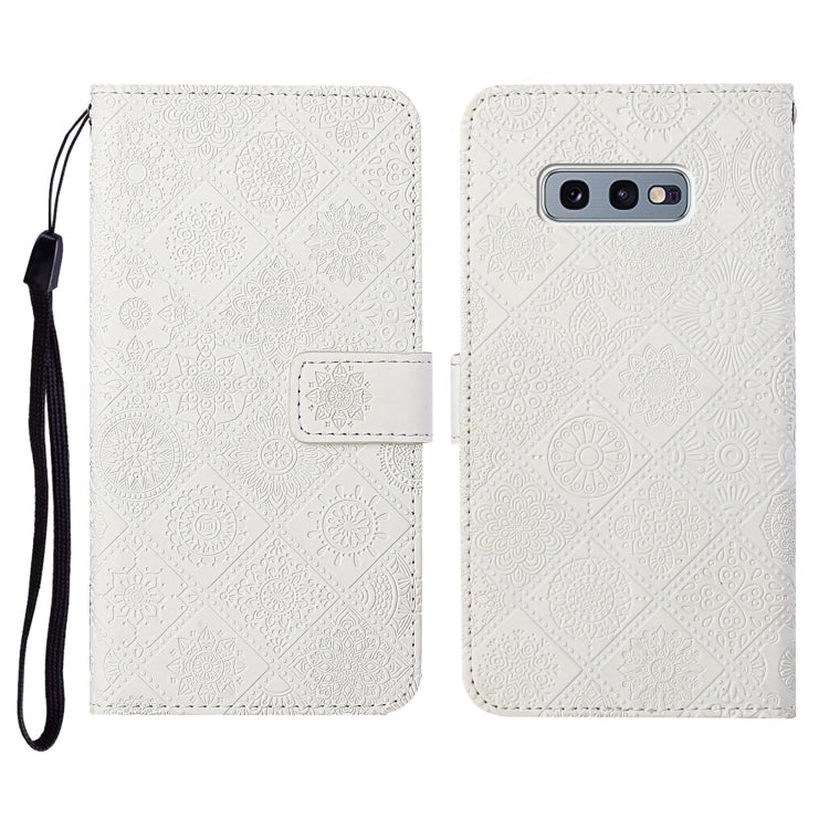 Ethnic Style Embossed Pattern Horizontal Flip Leather Case with Holder & Card Slots & Wallet & Lanyard, For Samsung Galaxy M11, For Samsung Galaxy Note20, For Samsung Galaxy Note20 Ultra, For Samsung Galaxy S10, For Samsung Galaxy S10+�����������������...