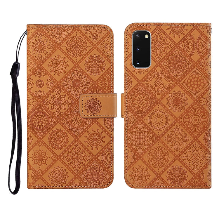 Ethnic Style Embossed Pattern Horizontal Flip Leather Case with Holder & Card Slots & Wallet & Lanyard, For Samsung Galaxy S20, For Samsung Galaxy S20 FE, For Samsung Galaxy S20+, For Samsung Galaxy S20 Ultra, For Samsung Galaxy Galaxy S21 5G����������...
