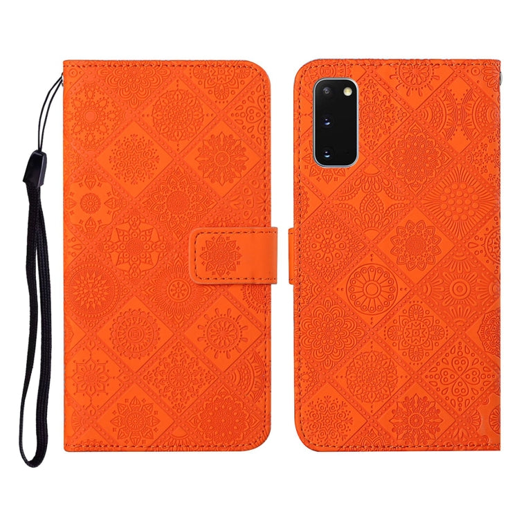 Ethnic Style Embossed Pattern Horizontal Flip Leather Case with Holder & Card Slots & Wallet & Lanyard, For Samsung Galaxy S20, For Samsung Galaxy S20 FE, For Samsung Galaxy S20+, For Samsung Galaxy S20 Ultra, For Samsung Galaxy Galaxy S21 5G����������...
