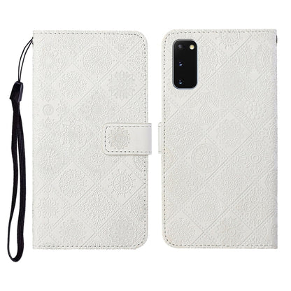 Ethnic Style Embossed Pattern Horizontal Flip Leather Case with Holder & Card Slots & Wallet & Lanyard, For Samsung Galaxy S20, For Samsung Galaxy S20 FE, For Samsung Galaxy S20+, For Samsung Galaxy S20 Ultra, For Samsung Galaxy Galaxy S21 5G����������...