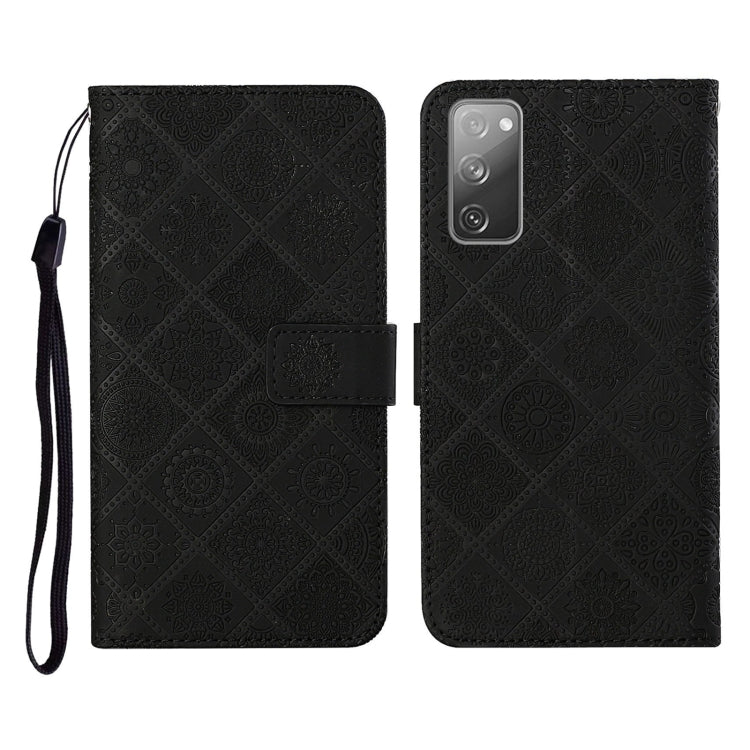 Ethnic Style Embossed Pattern Horizontal Flip Leather Case with Holder & Card Slots & Wallet & Lanyard, For Samsung Galaxy S20, For Samsung Galaxy S20 FE, For Samsung Galaxy S20+, For Samsung Galaxy S20 Ultra, For Samsung Galaxy Galaxy S21 5G����������...