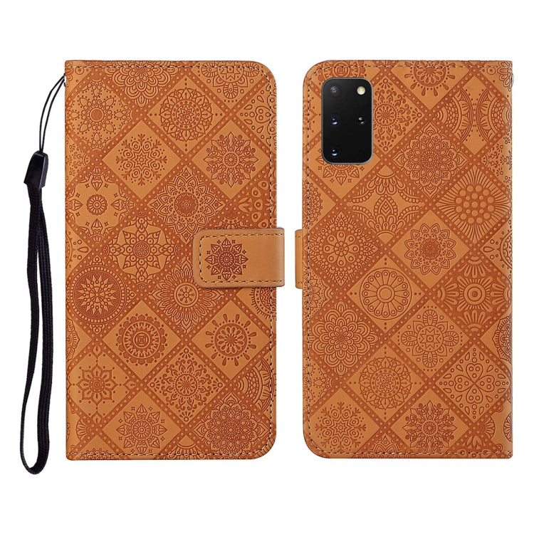 Ethnic Style Embossed Pattern Horizontal Flip Leather Case with Holder & Card Slots & Wallet & Lanyard, For Samsung Galaxy S20, For Samsung Galaxy S20 FE, For Samsung Galaxy S20+, For Samsung Galaxy S20 Ultra, For Samsung Galaxy Galaxy S21 5G����������...