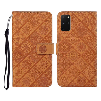 Ethnic Style Embossed Pattern Horizontal Flip Leather Case with Holder & Card Slots & Wallet & Lanyard, For Samsung Galaxy S20, For Samsung Galaxy S20 FE, For Samsung Galaxy S20+, For Samsung Galaxy S20 Ultra, For Samsung Galaxy Galaxy S21 5G����������...