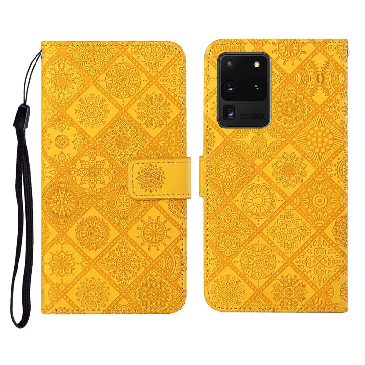 Ethnic Style Embossed Pattern Horizontal Flip Leather Case with Holder & Card Slots & Wallet & Lanyard, For Samsung Galaxy S20, For Samsung Galaxy S20 FE, For Samsung Galaxy S20+, For Samsung Galaxy S20 Ultra, For Samsung Galaxy Galaxy S21 5G����������...