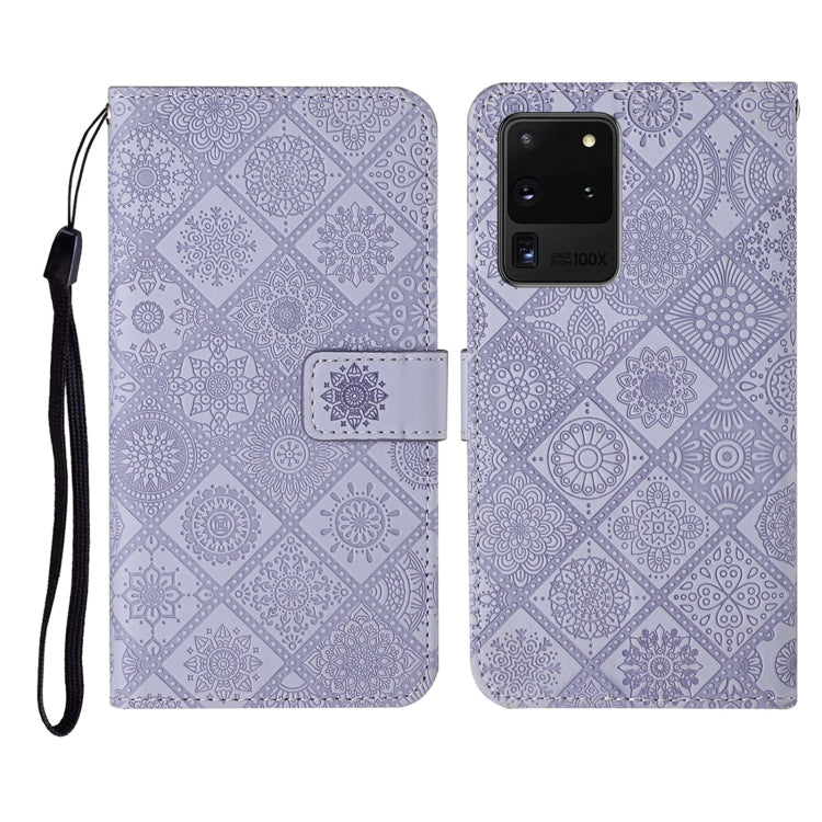 Ethnic Style Embossed Pattern Horizontal Flip Leather Case with Holder & Card Slots & Wallet & Lanyard, For Samsung Galaxy S20, For Samsung Galaxy S20 FE, For Samsung Galaxy S20+, For Samsung Galaxy S20 Ultra, For Samsung Galaxy Galaxy S21 5G����������...