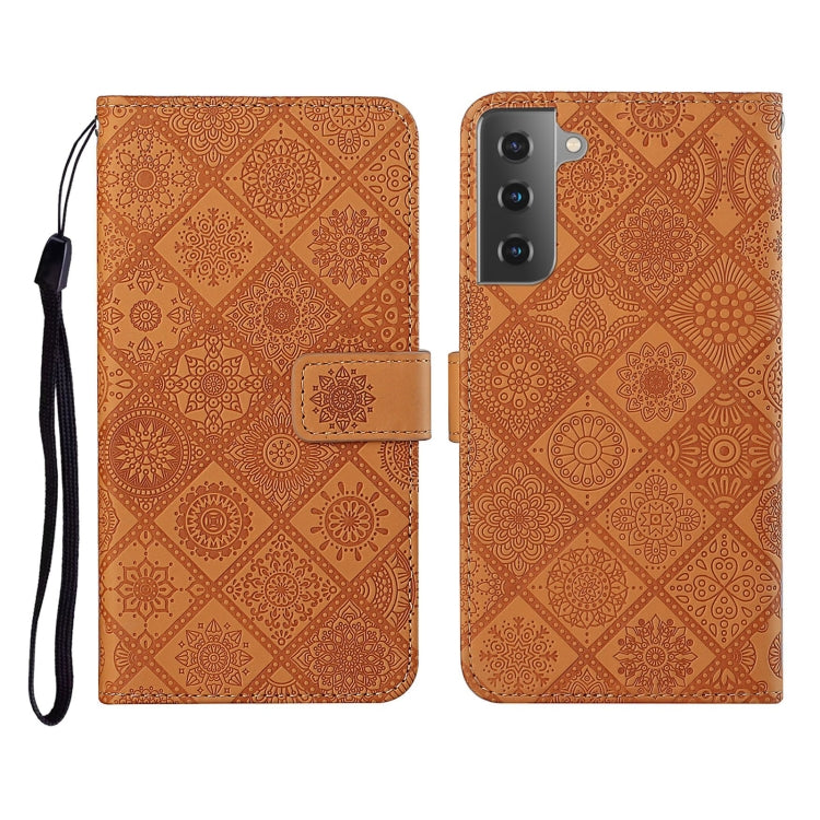 Ethnic Style Embossed Pattern Horizontal Flip Leather Case with Holder & Card Slots & Wallet & Lanyard, For Samsung Galaxy S20, For Samsung Galaxy S20 FE, For Samsung Galaxy S20+, For Samsung Galaxy S20 Ultra, For Samsung Galaxy Galaxy S21 5G����������...