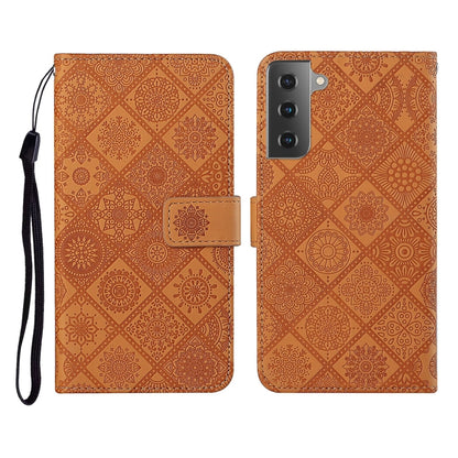 Ethnic Style Embossed Pattern Horizontal Flip Leather Case with Holder & Card Slots & Wallet & Lanyard, For Samsung Galaxy S20, For Samsung Galaxy S20 FE, For Samsung Galaxy S20+, For Samsung Galaxy S20 Ultra, For Samsung Galaxy Galaxy S21 5G����������...