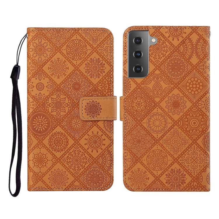 Ethnic Style Embossed Pattern Horizontal Flip Leather Case with Holder & Card Slots & Wallet & Lanyard, For Samsung Galaxy S20, For Samsung Galaxy S20 FE, For Samsung Galaxy S20+, For Samsung Galaxy S20 Ultra, For Samsung Galaxy Galaxy S21 5G����������...