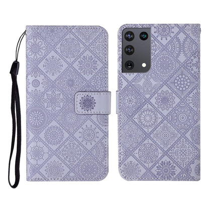 Ethnic Style Embossed Pattern Horizontal Flip Leather Case with Holder & Card Slots & Wallet & Lanyard, For Samsung Galaxy S21Ultra 5G, For Samsung Galaxy A02s (US Version)