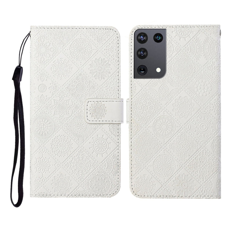 Ethnic Style Embossed Pattern Horizontal Flip Leather Case with Holder & Card Slots & Wallet & Lanyard, For Samsung Galaxy S21Ultra 5G, For Samsung Galaxy A02s (US Version)