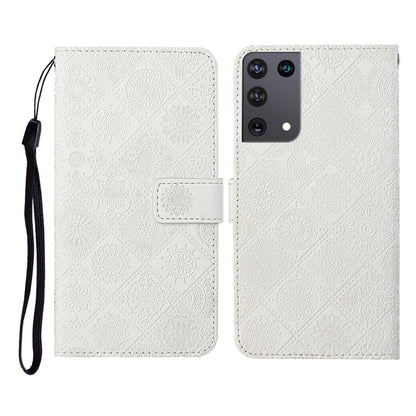 Ethnic Style Embossed Pattern Horizontal Flip Leather Case with Holder & Card Slots & Wallet & Lanyard, For Samsung Galaxy S21Ultra 5G, For Samsung Galaxy A02s (US Version)