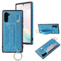 Glitter Powder PU+TPU Shockproof Protective Case with Holder & Card Slots & Wrist Strap, For Samsung Galaxy Note 10, For Samsung Galaxy Note 10 Pro