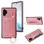 Glitter Powder PU+TPU Shockproof Protective Case with Holder & Card Slots & Wrist Strap, For Samsung Galaxy Note 10, For Samsung Galaxy Note 10 Pro