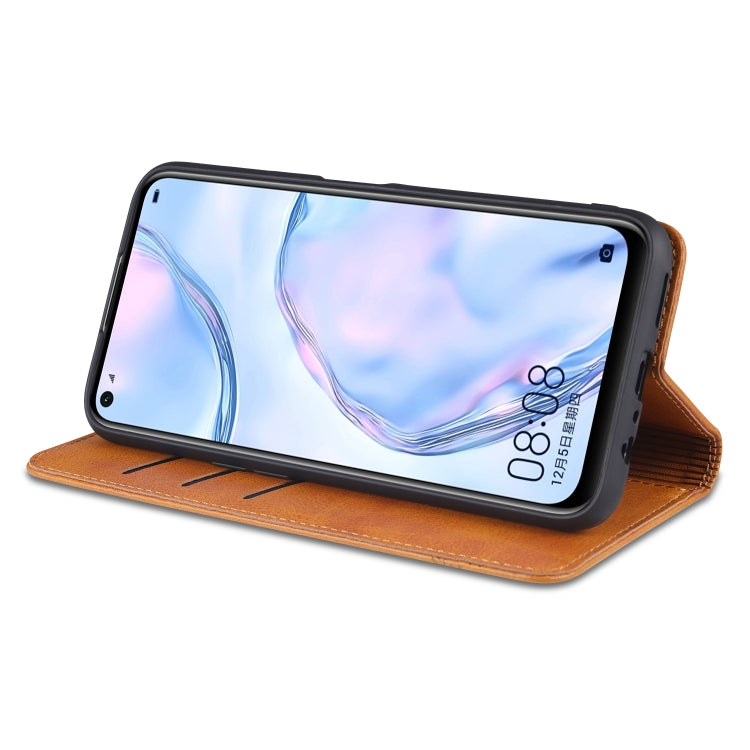 AZNS Magnetic Calf Texture Horizontal Flip Leather Case with Card Slots & Holder & Wallet, For OPPO A72 5G, For OPPO Reno3 Pro, For OPPO Reno4 / Reno4 Pro, For Samsung Galaxy S30 Plus