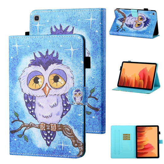 Coloured Drawing Stitching Horizontal Flip Leather Case with Holder & Card Slot & Sleep / Wake-up Function, For Samsung Galaxy Tab A7 10.4 (2020) T500/T505, For Samsung Galaxy Tab S6 Lite P610/P615, For Samsung Galaxy Tab A 8.0 (2019) T290/T295