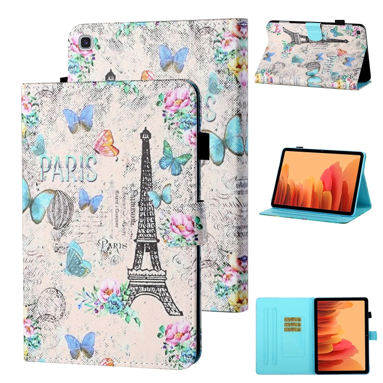 Coloured Drawing Stitching Horizontal Flip Leather Case with Holder & Card Slot & Sleep / Wake-up Function, For Samsung Galaxy Tab A7 10.4 (2020) T500/T505, For Samsung Galaxy Tab S6 Lite P610/P615, For Samsung Galaxy Tab A 8.0 (2019) T290/T295��������...