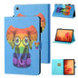 Coloured Drawing Stitching Horizontal Flip Leather Case with Holder & Card Slot & Sleep / Wake-up Function, For Samsung Galaxy Tab A7 10.4 (2020) T500/T505, For Samsung Galaxy Tab S6 Lite P610/P615, For Samsung Galaxy Tab A 8.0 (2019) T290/T295��������...