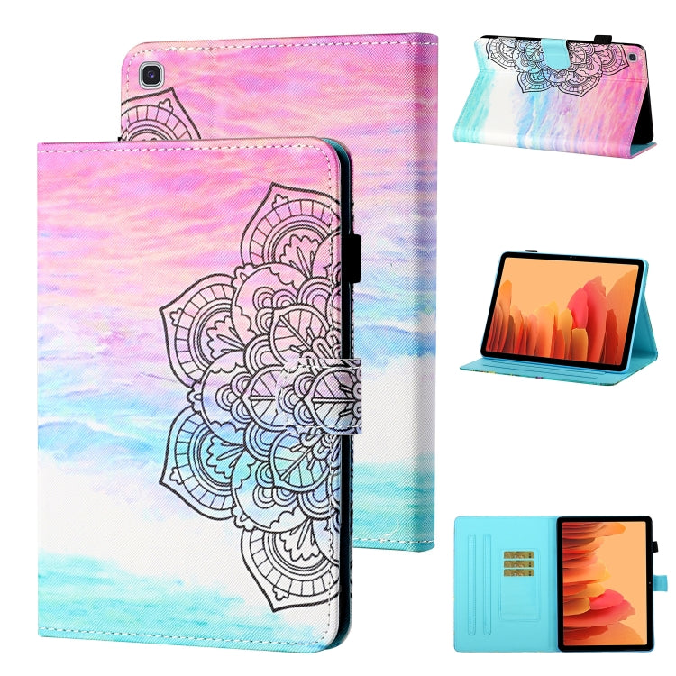 Coloured Drawing Stitching Horizontal Flip Leather Case with Holder & Card Slot & Sleep / Wake-up Function, For Samsung Galaxy Tab A7 10.4 (2020) T500/T505, For Samsung Galaxy Tab S6 Lite P610/P615, For Samsung Galaxy Tab A 8.0 (2019) T290/T295��������...