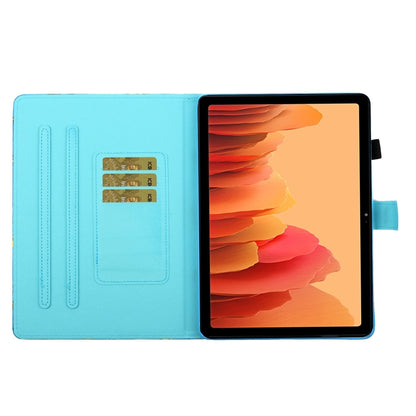 Coloured Drawing Stitching Horizontal Flip Leather Case with Holder & Card Slot & Sleep / Wake-up Function, For Samsung Galaxy Tab A7 10.4 (2020) T500/T505, For Samsung Galaxy Tab S6 Lite P610/P615, For Samsung Galaxy Tab A 8.0 (2019) T290/T295��������...