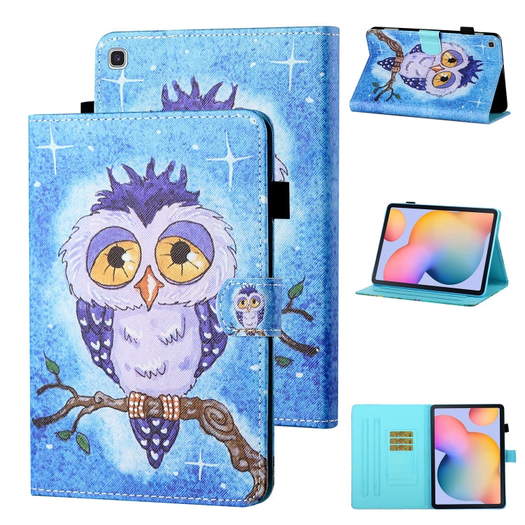 Coloured Drawing Stitching Horizontal Flip Leather Case with Holder & Card Slot & Sleep / Wake-up Function, For Samsung Galaxy Tab A7 10.4 (2020) T500/T505, For Samsung Galaxy Tab S6 Lite P610/P615, For Samsung Galaxy Tab A 8.0 (2019) T290/T295��������...
