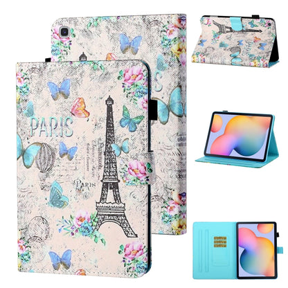 Coloured Drawing Stitching Horizontal Flip Leather Case with Holder & Card Slot & Sleep / Wake-up Function, For Samsung Galaxy Tab A7 10.4 (2020) T500/T505, For Samsung Galaxy Tab S6 Lite P610/P615, For Samsung Galaxy Tab A 8.0 (2019) T290/T295��������...