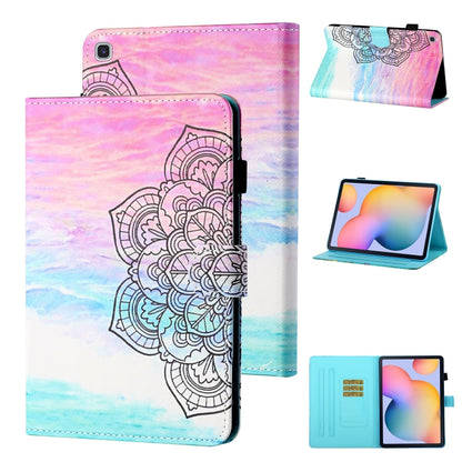Coloured Drawing Stitching Horizontal Flip Leather Case with Holder & Card Slot & Sleep / Wake-up Function, For Samsung Galaxy Tab A7 10.4 (2020) T500/T505, For Samsung Galaxy Tab S6 Lite P610/P615, For Samsung Galaxy Tab A 8.0 (2019) T290/T295��������...