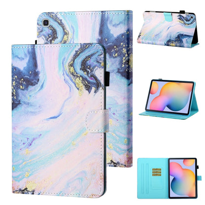 Coloured Drawing Stitching Horizontal Flip Leather Case with Holder & Card Slot & Sleep / Wake-up Function, For Samsung Galaxy Tab A7 10.4 (2020) T500/T505, For Samsung Galaxy Tab S6 Lite P610/P615, For Samsung Galaxy Tab A 8.0 (2019) T290/T295��������...