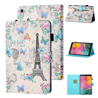 Coloured Drawing Stitching Horizontal Flip Leather Case with Holder & Card Slot & Sleep / Wake-up Function, For Samsung Galaxy Tab A7 10.4 (2020) T500/T505, For Samsung Galaxy Tab S6 Lite P610/P615, For Samsung Galaxy Tab A 8.0 (2019) T290/T295��������...