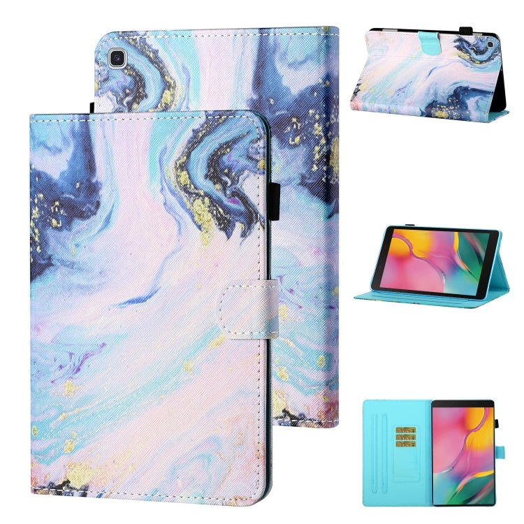 Coloured Drawing Stitching Horizontal Flip Leather Case with Holder & Card Slot & Sleep / Wake-up Function, For Samsung Galaxy Tab A7 10.4 (2020) T500/T505, For Samsung Galaxy Tab S6 Lite P610/P615, For Samsung Galaxy Tab A 8.0 (2019) T290/T295��������...