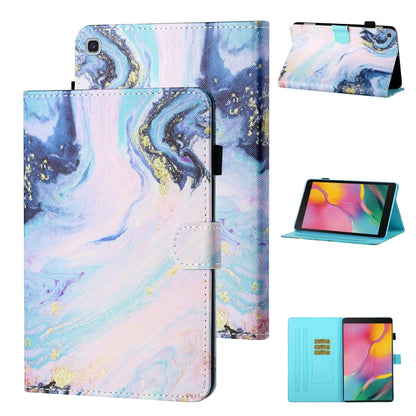 Coloured Drawing Stitching Horizontal Flip Leather Case with Holder & Card Slot & Sleep / Wake-up Function, For Samsung Galaxy Tab A7 10.4 (2020) T500/T505, For Samsung Galaxy Tab S6 Lite P610/P615, For Samsung Galaxy Tab A 8.0 (2019) T290/T295��������...