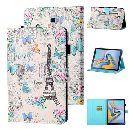 Coloured Drawing Stitching Horizontal Flip Leather Case with Holder & Card Slot & Sleep / Wake-up Function, For Samsung Galaxy Tab A7 10.4 (2020) T500/T505, For Samsung Galaxy Tab S6 Lite P610/P615, For Samsung Galaxy Tab A 8.0 (2019) T290/T295��������...