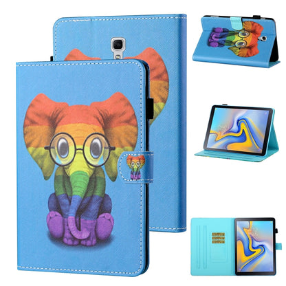 Coloured Drawing Stitching Horizontal Flip Leather Case with Holder & Card Slot & Sleep / Wake-up Function, For Samsung Galaxy Tab A7 10.4 (2020) T500/T505, For Samsung Galaxy Tab S6 Lite P610/P615, For Samsung Galaxy Tab A 8.0 (2019) T290/T295��������...