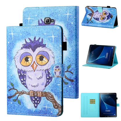 Coloured Drawing Stitching Horizontal Flip Leather Case with Holder & Card Slot & Sleep / Wake-up Function, For Samsung Galaxy Tab A7 10.4 (2020) T500/T505, For Samsung Galaxy Tab S6 Lite P610/P615, For Samsung Galaxy Tab A 8.0 (2019) T290/T295��������...
