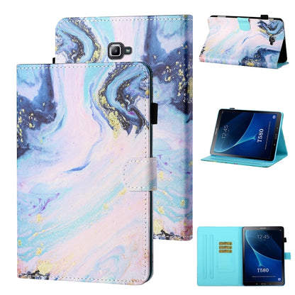 Coloured Drawing Stitching Horizontal Flip Leather Case with Holder & Card Slot & Sleep / Wake-up Function, For Samsung Galaxy Tab A7 10.4 (2020) T500/T505, For Samsung Galaxy Tab S6 Lite P610/P615, For Samsung Galaxy Tab A 8.0 (2019) T290/T295��������...