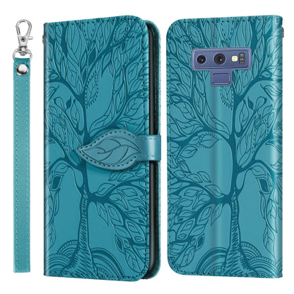 Life of Tree Embossing Pattern Horizontal Flip Leather Case with Holder & Card Slot & Wallet & Photo Frame & Lanyard