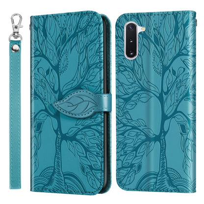 Life of Tree Embossing Pattern Horizontal Flip Leather Case with Holder & Card Slot & Wallet & Photo Frame & Lanyard
