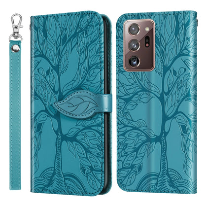 Life of Tree Embossing Pattern Horizontal Flip Leather Case with Holder & Card Slot & Wallet & Photo Frame & Lanyard