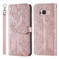 Life of Tree Embossing Pattern Horizontal Flip Leather Case with Holder & Card Slot & Wallet & Photo Frame & Lanyard